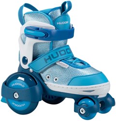 Hudora patines infantiles ajustables azul talla 26-29