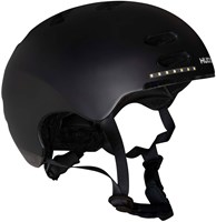 Hudora Casco Skater LED Negro Talla M - Casco bicicleta con luz-2