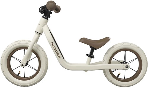 Hudora bicicleta sin pedales 12 pulgadas moka - bici infantil aluminio ajustable-2