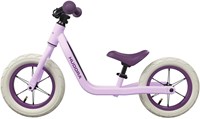 Hudora bicicleta sin pedales 12 pulgadas lavanda - bici infantil aluminio ajustable-2