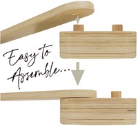 Set circuito de equilibrio de madera - juego creativo interior y exterior-3