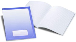 Mercurius cuaderno de ejercicios A4 cuadriculado 10x10 mm azul cuaderno escolar