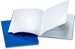 Mercurius cuaderno de dibujo azul 24x32 cm con hoja intermedia - papel creativo