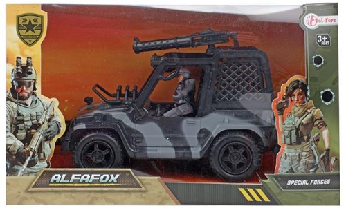 Toi-Toys juguete jeep con figura militar - emocionante aventura militar