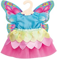 Heless vestido de muñeca hada mariposa para muñecas 35-45cm multicolor