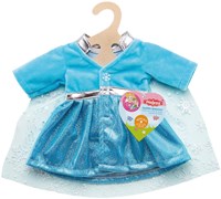 Heless abrigo de muñeca princesa de hielo con capa azul 35-45 cm ropa de muñeca