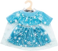 Heless abrigo de muñeca princesa de hielo con capa azul 35-45 cm ropa de muñeca-2