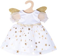 Heless ropa para muñeca vestido de ángel con diadema 35-45 cm blanco-dorado-2