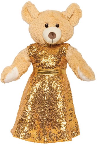 Heless vestido de muñeca Goldstar vestido brillante 28-35 cm bebé muñeca-2