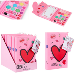 Create it! Libro de maquillaje Beauty Cierre magnético Rosa Multicolor