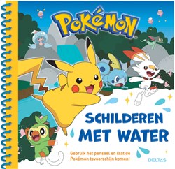 Deltas Pokemon libro para pintar con agua - libro mágico de búsqueda para niños