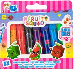 FruitySquad 8 mini rotuladores fruitysquad aroma 60350