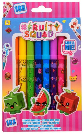 FruitySquad 10 rotuladores fruitysquad FS60351