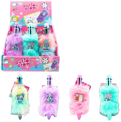 Cutie Crew 6-Kleurenpen Pluche