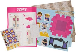 Kit de manualidades castillo construcción juguete creativo niños