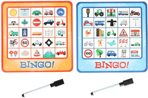 Wins Holland juego de bingo para viajes - bingo de tráfico para niños-2