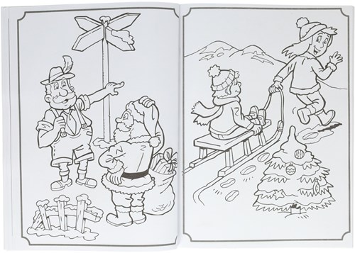 Boek Specials Nederland libro para colorear de Navidad con 48 páginas para niños-2