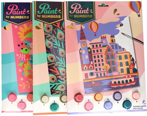 Wins Holland set de pintura por números para niños - juguete creativo-2