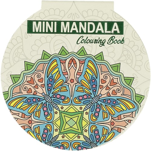 Wins Holland libro para colorear mandala redondo rojo - cuaderno creativo niños-2