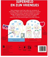Wins Holland libro para colorear Superhéroe y amigos con pegatinas 2+-2