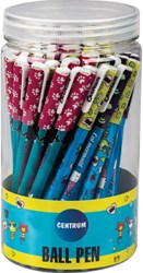 Centrum bolígrafos de gel borrables set - 48 piezas diversión azul