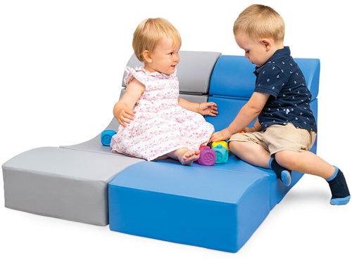 Softplay loungebankje GRIJS-2