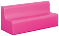 Softplay bankje zithoogte 25 cm ROZE-2