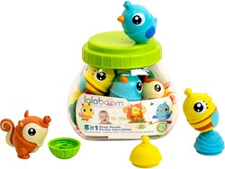 Lalaboom cuentas educativas juguete de construcción con animales - 21 piezas