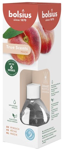 Bolsius difusor de fragancia melocotón 60 ml vegano aroma afrutado