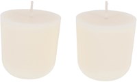 Bolsius Clean Light recambio pack 2 Zero velas veganas blancas-2