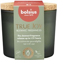 Bolsius vela aromática True Joy Botanic Freshness vaso aromático con tapón 66/83