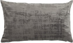 Cojín decorativo de terciopelo gris 30x50 cm estilo vintage lujo hogar