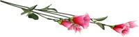 Flor artificial Campanula seda rosa claro 60 cm decoración-3