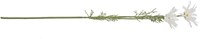 Flor artificial margarita seda blanca 56 cm decoración ramo-2