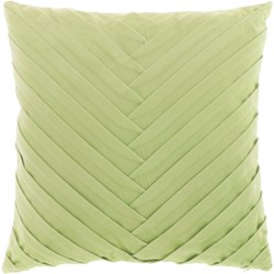 Cojín decorativo verde 45x45 algodón para salón o sofá