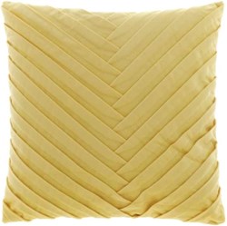 Cojín decorativo algodón 45x45 amarillo claro interior