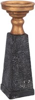 Candelabro Laya oro-negro 34 cm - diseño serpiente - PTMD-2