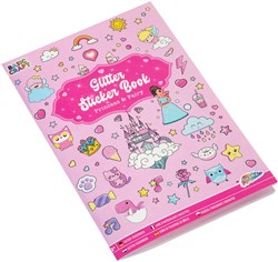 Creative Craft Group libro de pegatinas glitter A5 rosa para niños
