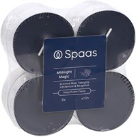 Spaas velas perfumadas maxi tealights Midnight Magic pack x8-2