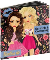 Libro para rascar y colorear Besties juguete creativo 12 hojas 20x20cm-2