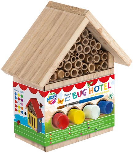 Hotel de insectos set madera completo casita jardín ecológico juguete