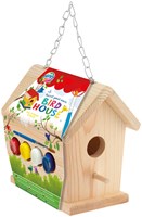 Casita para pájaros set madera completo pintar creativo jardín