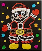 Creative Craft Group set de pegatinas Navidad puntos holográficos multicolor-3