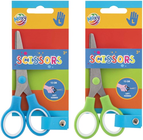 Creative Craft Group tijeras para manualidades zurdos - tijeras infantiles - 13 cm - multi