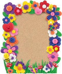 Creative Craft Group marco de fotos flores set creativo - arcilla - juguete creativo