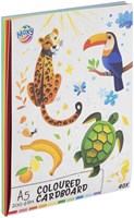 Creative Craft Group cartulina de colores A5 papel creativo 40 hojas 10 colores