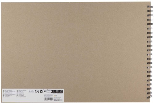 Creative Craft Group cuaderno de bocetos A3 - 40 hojas papel de dibujo espiral-2