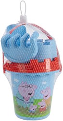 Creative Craft Group cubo de playa Peppa Pig azul - set de playa 5 piezas