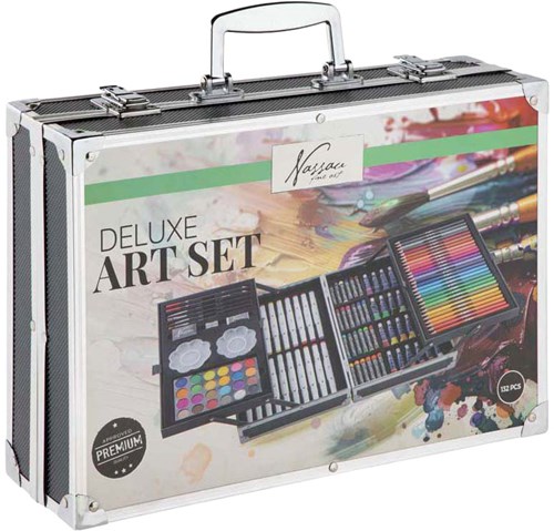 Creative Craft Group maletín de pintura set de dibujo - 132 piezas creativas