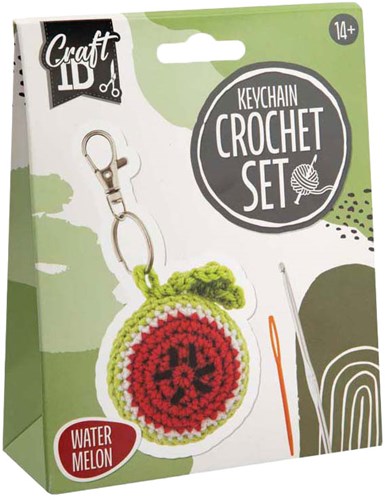 Creative Craft Group kit de ganchillo llavero sandía set DIY